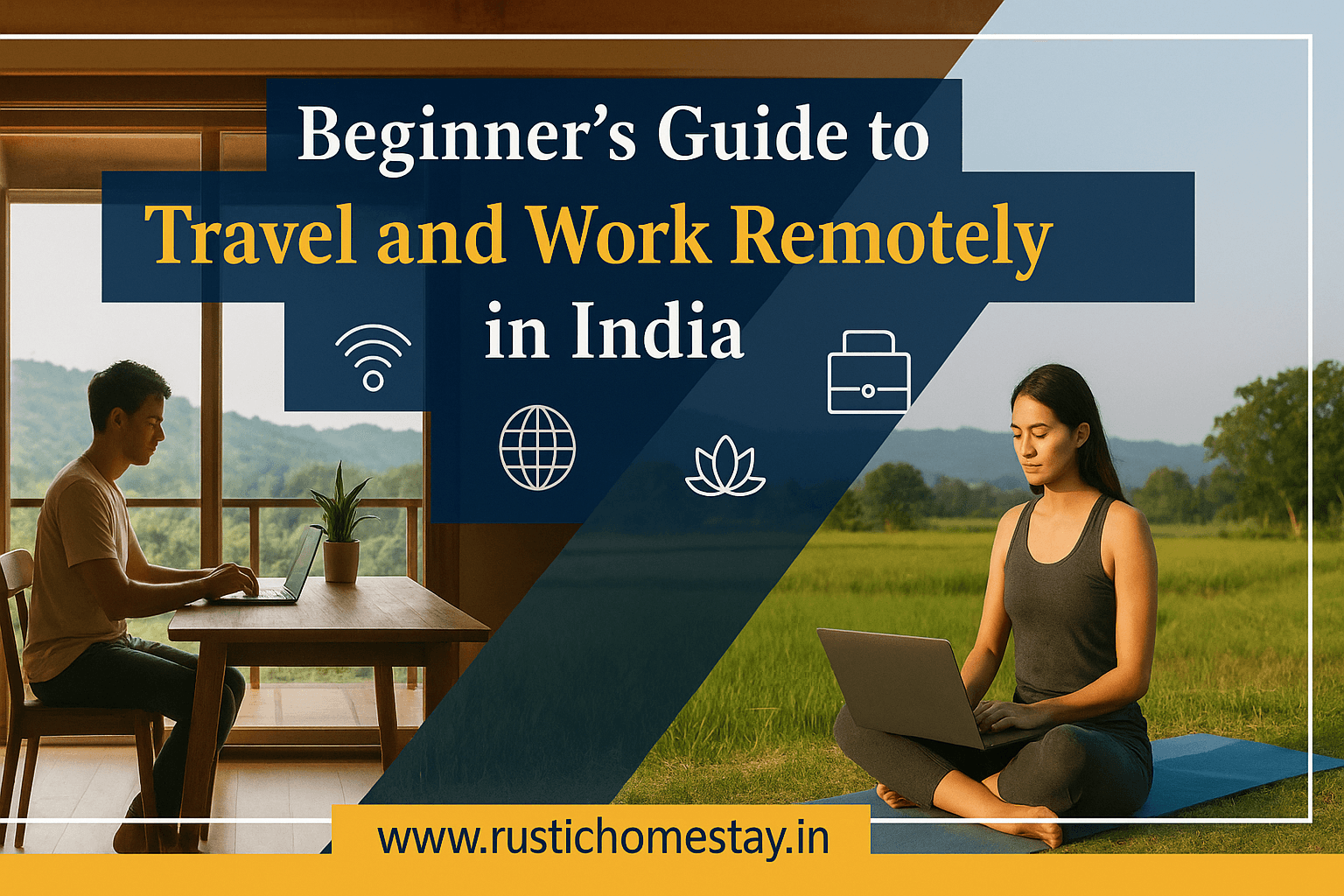 Beginner's guide to travel and work remotely in India | The Rustic Homestay